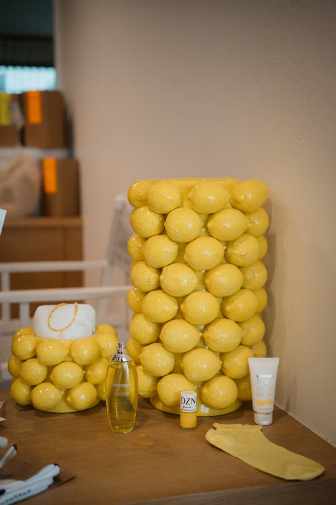 Foto von Zitronen Vase